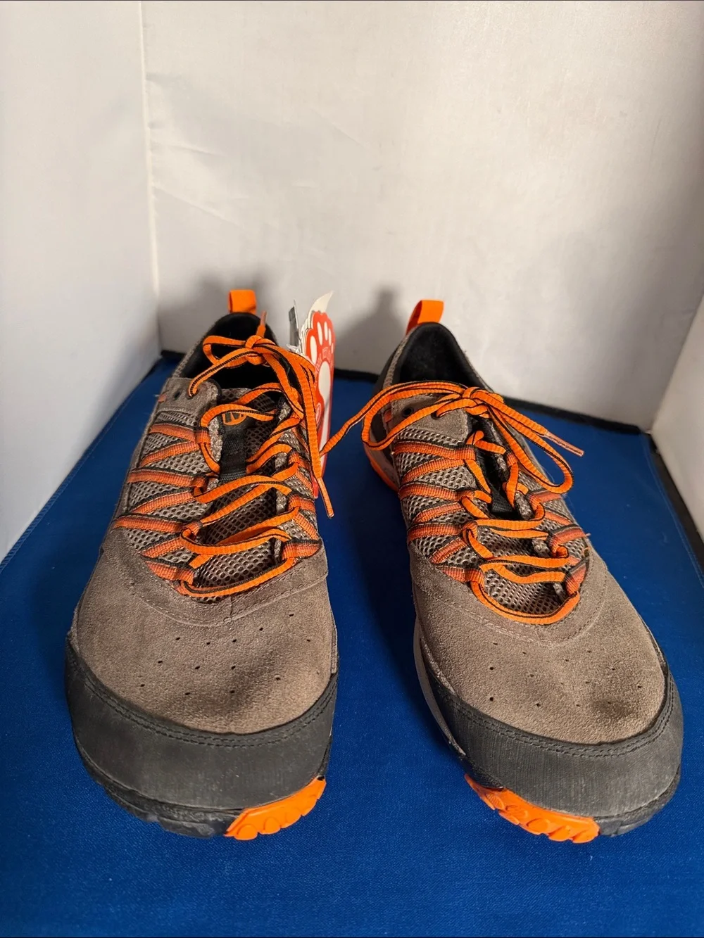 Merrell barefoot new Men's Brown and Orange Low-Profile Trail Shoes size 12
